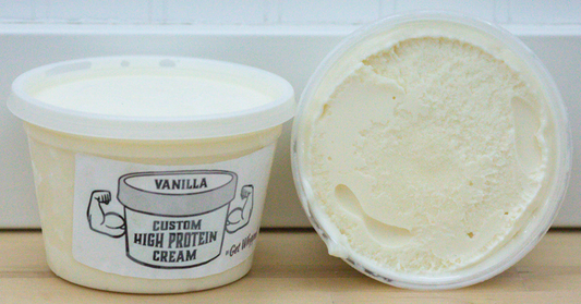 Low Sugar Vanilla, High Protein Ice Cream